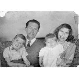 Frank Beckman and his wife Janet and their children, Terrey Hills