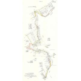 Map of McCarrs Creek Road, Church Point, with landholders 1943