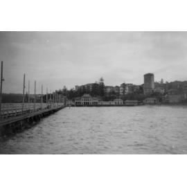 View of Manly Pool towards Le Gourmet Restaurant