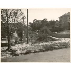 Aden Street prior to formation, Seaforth, 1953