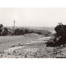 Alma Street under construction, Clontarf, September 1947