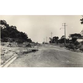 Construction continues on Alma Street, Clontarf, December 1956