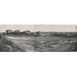 Bareena Park grading for bowling green, Balgowlah Heights, 1954