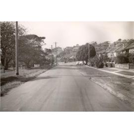 Balgowlah Road between Suwarrow Street and Club House, Balgowlah, June 1952