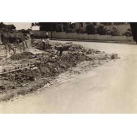 Balgowlah Road at corner of Cemetery Road, Balgowlah, 17th Nov 1938
