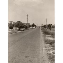 Beatrice Street with new pavement, Balgowlah Heights, 1954