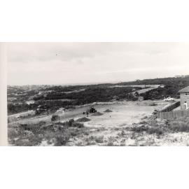 Bareena park tennis courts under construction, Balgowlah Heights, March 1957