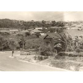 Lower Beach Street and corner Woodland Street, Balgowlah, 1940