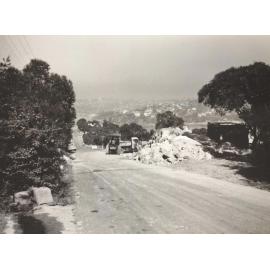 Construction continues in Beatrice Street, Balgowlah Heights, May 1951