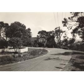 Bower Street bend, Manly, September 1955