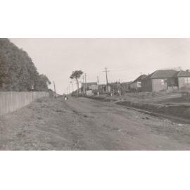 Brook Road construction, Seaforth 1953