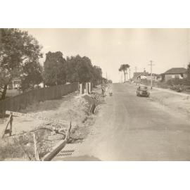 Brook Road kerb and guttering, Seaforth, c1955