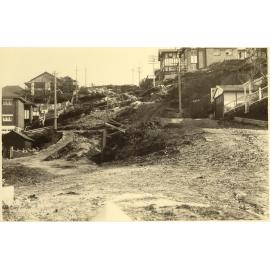 Clifford Avenue looking west from below Bolingbroke Parade, Fairlight, 1928
