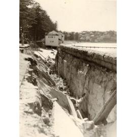 Collapsed North Steyne seawall, Manly, 27th June 1950
