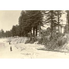 Collapsed seawall North Steyne, Manly, 27th June 1950
