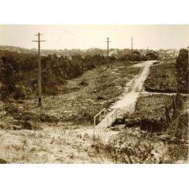 Condamine Street looking north from just north of Ernest Street, Balgowlah, 19th August 1933