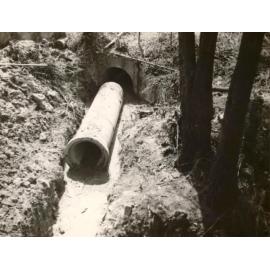 Culvert Condamine Street, Balgowlah, October 1953