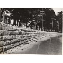 East Esplanade seawall, Manly, September 1948