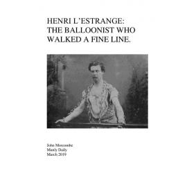 Henri L'Estrange tightrope walker