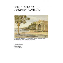 West Esplanade Manly, Concert Pavilion