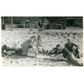 Family picnic at Palm Beach