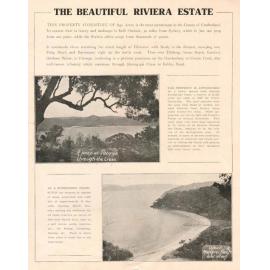 Brochure, The Beautiful Riviera, West Head, c1929