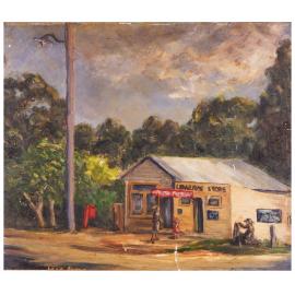Oil Painting of Corkery's Store, Cromer