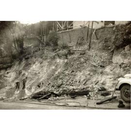 Construction continues at Castle Circuit, Seaforth, 10th May 1963