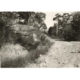Gurney Crescent, unsealed road, Seaforth, November 1955