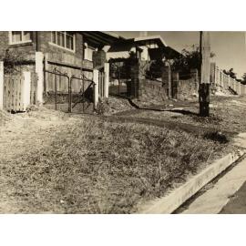 115 and 117 Griffiths Street, nature strip and footpath, Fairlight, 3rd Sepetmber 1947