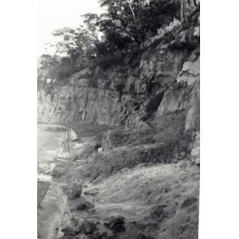 Land slip at Castle Circuit, Seaforth, 29th March 1963