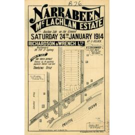 McLachlan Estate, Collaroy: Subdivision Plan