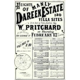 Subdivision Plan: Dareen Estate, Beacon Hill