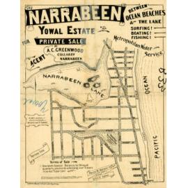 Yowal Estate, Narrabeen; Subdivision Plan