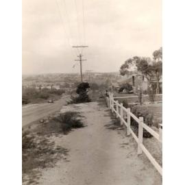 Frenchs Forest Road, Seaforth, in April 1954