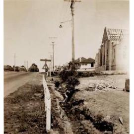 Frenchs Forest Road near MacMillan Street and Church, Seaforth, c1952