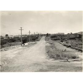 Fromelles Avenue from Lister Avenue, Seaforth, December 1955