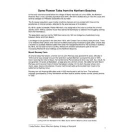 Some Pioneer Tales from the Northern Beaches
