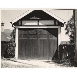 Garage in Lauderdale Avenue, Fairlight, 12th March 1941