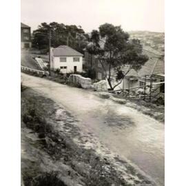Griffiths Street looking towards West Street, Fairlight, January 1953