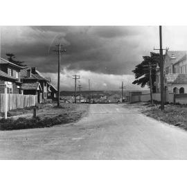 Iluka Avenue from Collingwood Street, showing Stella Maris College, Manly, 14th September 1937