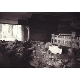 Interior of the 1929 Wishing Well Shelter Shed, Manly, c1950s