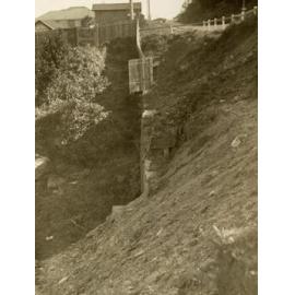 Lauderdale Avenue, wall collapse, Fairlight, 9th June 1934