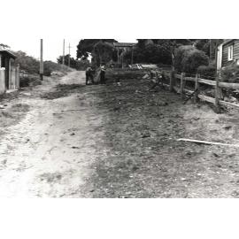 Lister Lane from Beach Street, Balgowlah, 23th December 1938