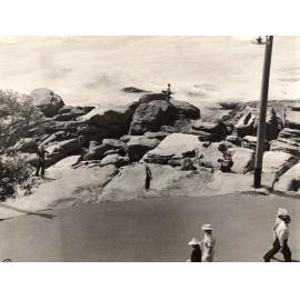 Low tide, rocks, South Steyne, Manly, 23rd February 1940