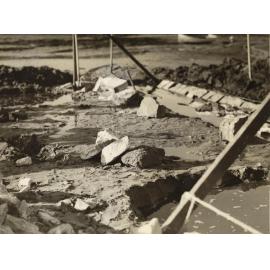 North Harbour retaining wall, Balgowlah, 14th June 1938