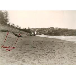 North Steyne seawall erosion, Manly, 4th June 1943