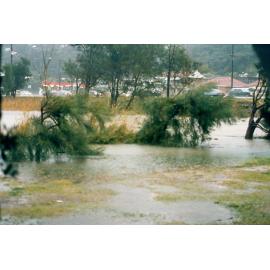 Middle Creek flooding, Narrabeen Lagoon