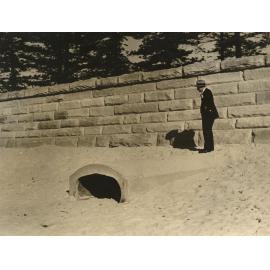 North Steyne stormwater outlet opposite Steinton Street, Manly, 20th July 1936