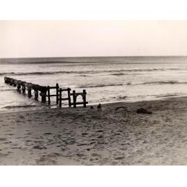 Ocean Beach pipes, Manly, 4th June 1943